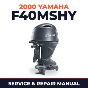 2000 Yamaha F40MSHY 4 stroke Service and Repair Manual