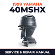 1999 Yamaha 40MSHX 2 stroke Service and Repair Manual