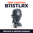 1999 Yamaha B115TLRX 2 stroke Service and Repair Manual