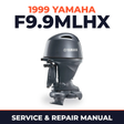 1999 Yamaha F9.9MLHX 4 stroke Service and Repair Manual