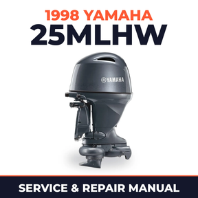 1998 Yamaha 25MLHW 2 stroke Service and Repair Manual