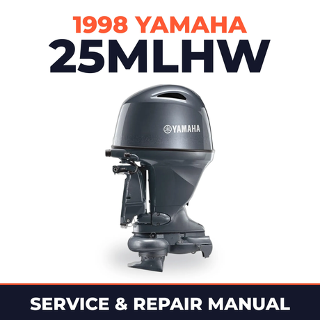 1998 Yamaha 25MLHW 2 stroke Service and Repair Manual