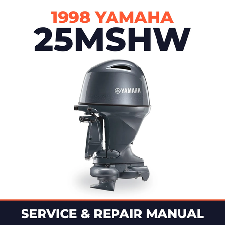 1998 Yamaha 25MSHW 2 stroke Service and Repair Manual