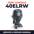 1998 Yamaha 40ELRW 2 stroke Service and Repair Manual