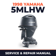 1998 Yamaha 5MLHW 2 stroke Service and Repair Manual