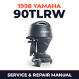 1998 Yamaha 90TLRW 2 stroke Service and Repair Manual