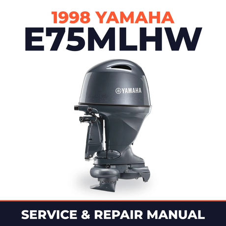 1998 Yamaha E75MLHW 2 stroke Service and Repair Manual