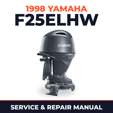 1998 Yamaha F25ELHW 4 stroke Service and Repair Manual