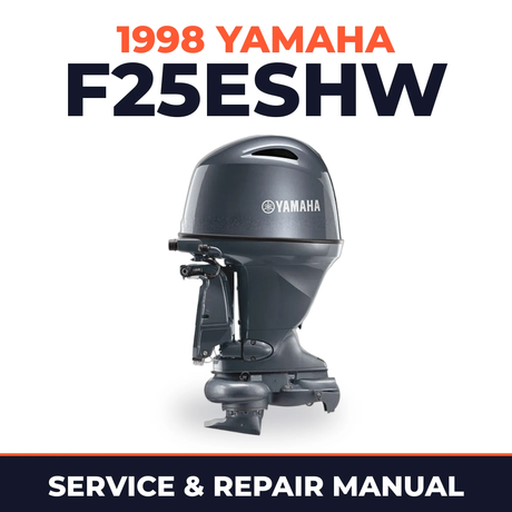 1998 Yamaha F25ESHW 4 stroke Service and Repair Manual
