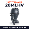 1997 Yamaha 20MLHV 2 stroke Service and Repair Manual