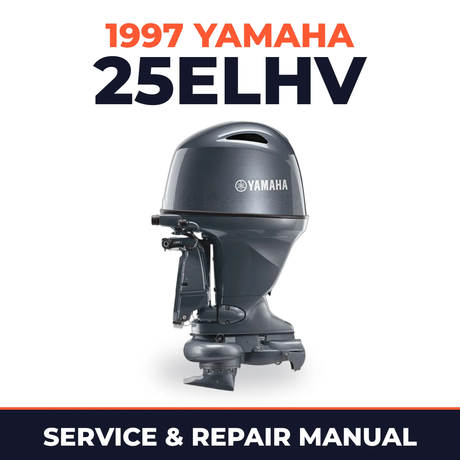 1997 Yamaha 25ELHV 2 stroke Service and Repair Manual