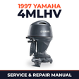 1997 Yamaha 4MLHV 2 stroke Service and Repair Manual