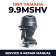 1997 Yamaha 9.9MSHV 2 stroke Service and Repair Manual