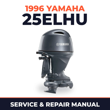 1996 Yamaha 25ELHU 2 stroke Service and Repair Manual