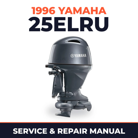 1996 Yamaha 25ELRU 2 stroke Service and Repair Manual