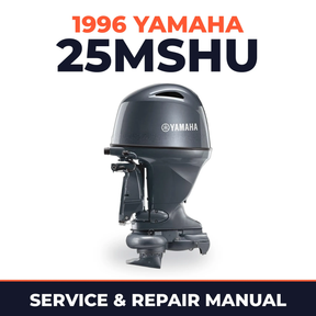 1996 Yamaha 25MSHU 2 stroke Service and Repair Manual