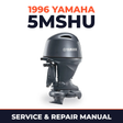 1996 Yamaha 5MSHU 2 stroke Service and Repair Manual