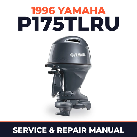 1996 Yamaha P175TLRU 2 stroke Service and Repair Manual