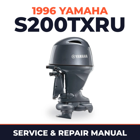 1996 Yamaha S200TXRU 2 stroke Service and Repair Manual