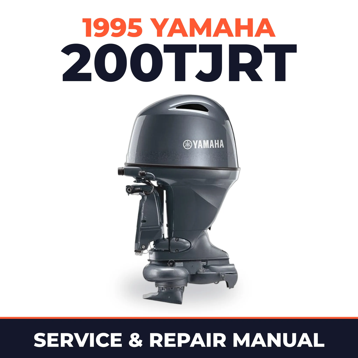 1995 Yamaha 200TJRT 2 stroke Service and Repair Manual