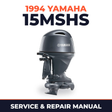1994 Yamaha 15MSHS 2 stroke Service and Repair Manual
