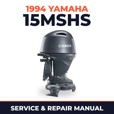 1994 Yamaha 15MSHS 2 stroke Service and Repair Manual