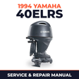 1994 Yamaha 40ELRS 2 stroke Service and Repair Manual