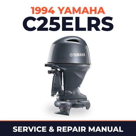 1994 Yamaha C25ELRS 2 stroke Service and Repair Manual