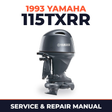 1993 Yamaha 115TXRR 2 stroke Service and Repair Manual
