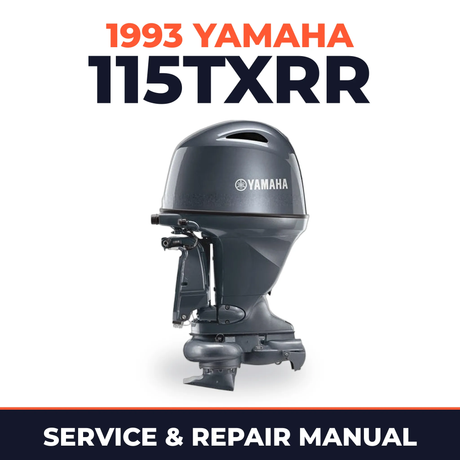 1993 Yamaha 115TXRR 2 stroke Service and Repair Manual