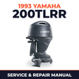 1993 Yamaha 200TLRR 2 stroke Service and Repair Manual
