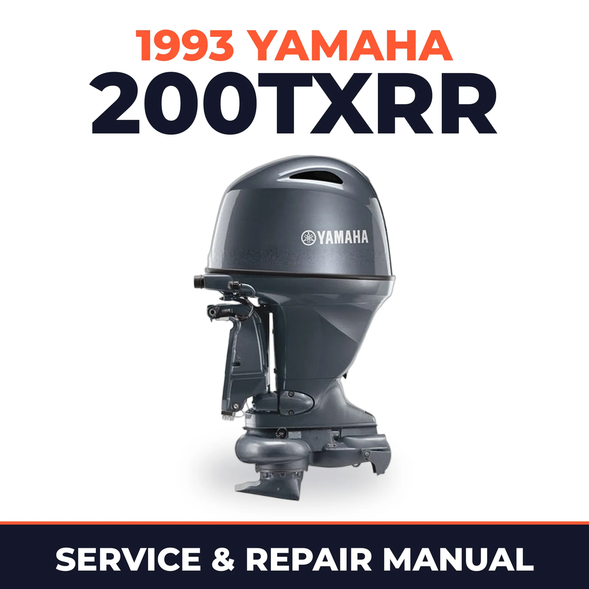 1993 Yamaha 200TXRR 2 stroke Service and Repair Manual
