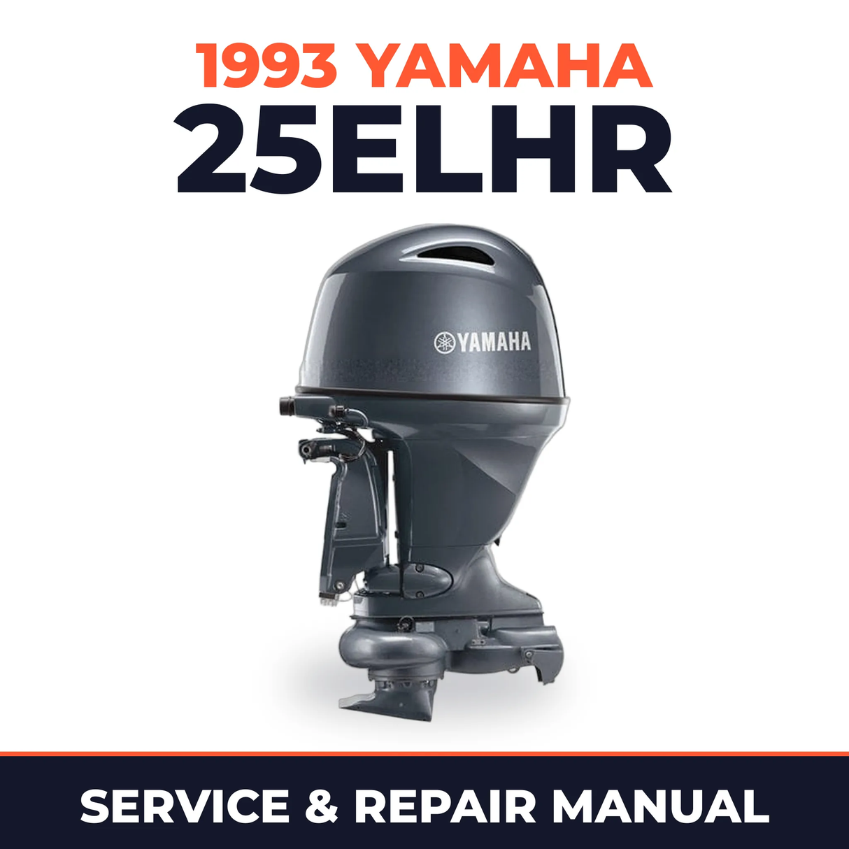 1993 Yamaha 25ELHR 2 stroke Service and Repair Manual