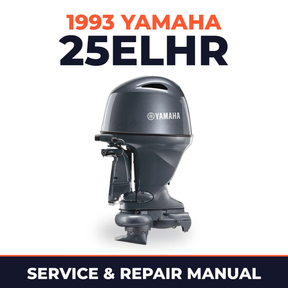 1993 Yamaha 25ELHR 2 stroke Service and Repair Manual