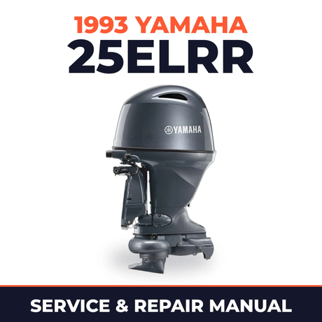 1993 Yamaha 25ELRR 2 stroke Service and Repair Manual