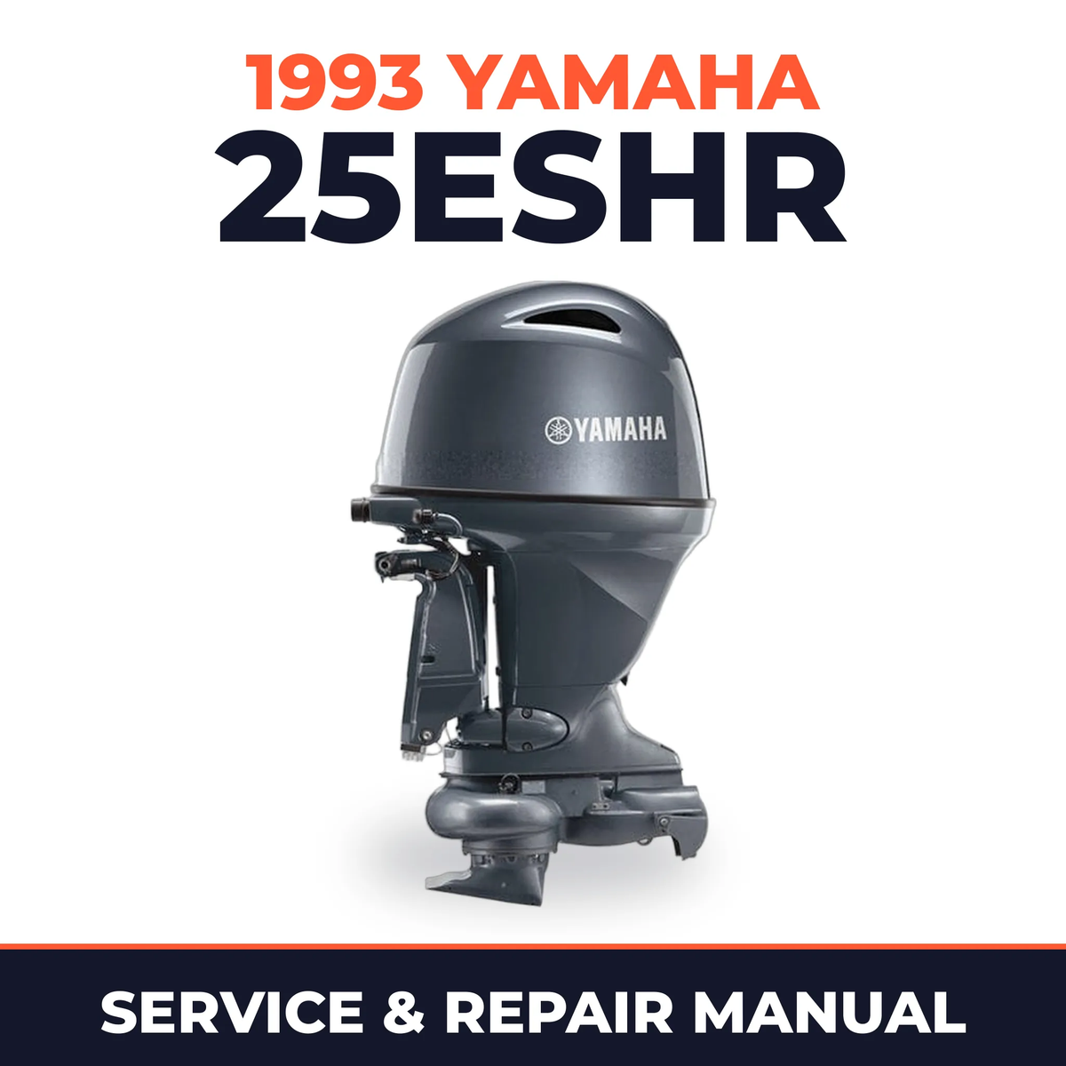 1993 Yamaha 25ESHR 2 stroke Service and Repair Manual