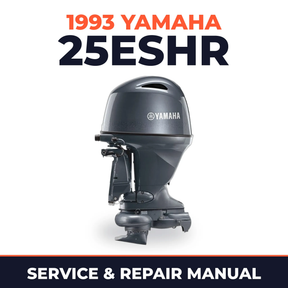 1993 Yamaha 25ESHR 2 stroke Service and Repair Manual