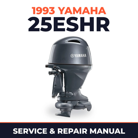 1993 Yamaha 25ESHR 2 stroke Service and Repair Manual