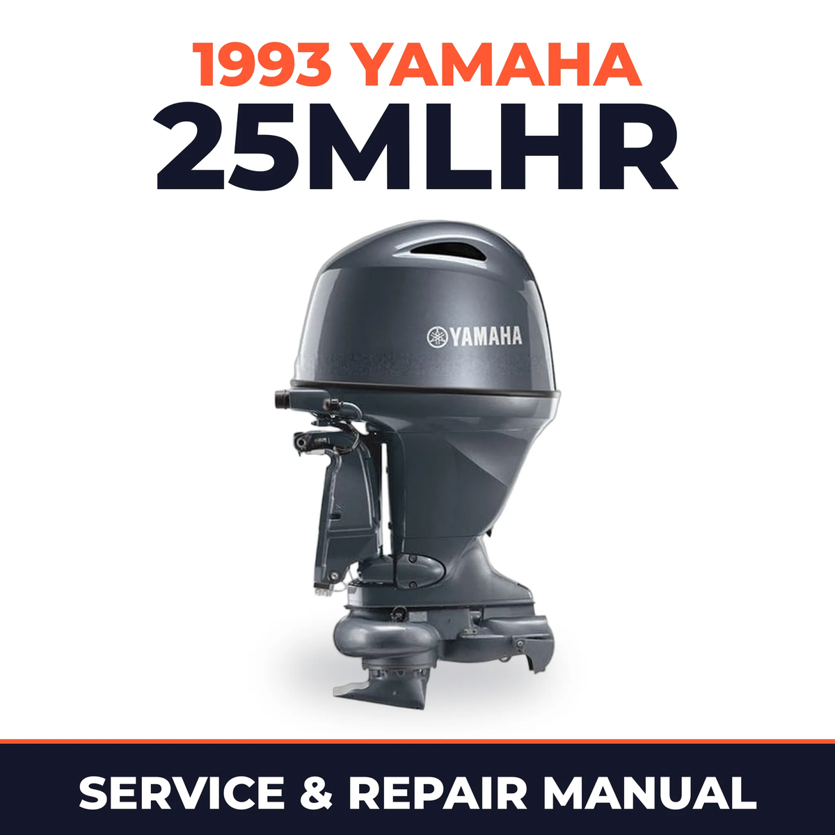 1993 Yamaha 25MLHR 2 stroke Service and Repair Manual