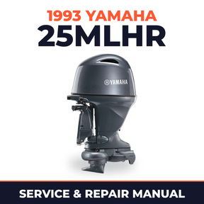 1993 Yamaha 25MLHR 2 stroke Service and Repair Manual
