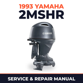 1993 Yamaha 2MSHR 2 stroke Service and Repair Manual