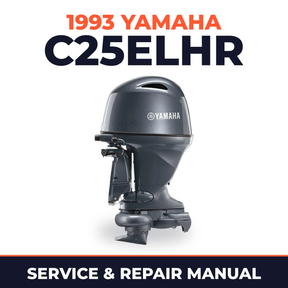 1993 Yamaha C25ELHR 2 stroke Service and Repair Manual