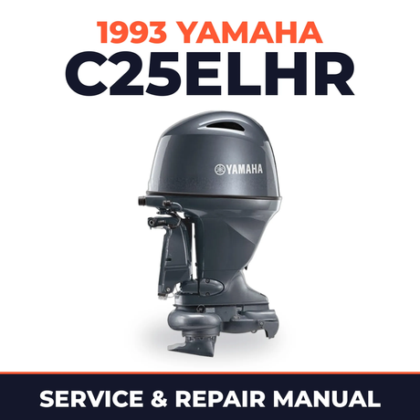 1993 Yamaha C25ELHR 2 stroke Service and Repair Manual