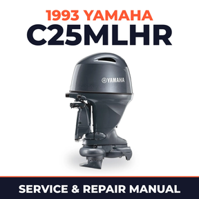 1993 Yamaha C25MLHR 2 stroke Service and Repair Manual
