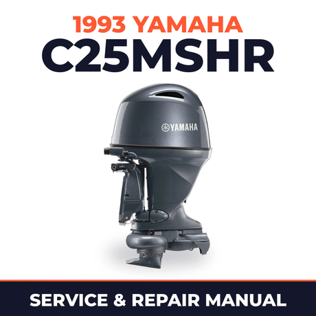 1993 Yamaha C25MSHR 2 stroke Service and Repair Manual