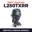 1993 Yamaha L250TXRR 2 stroke Service and Repair Manual