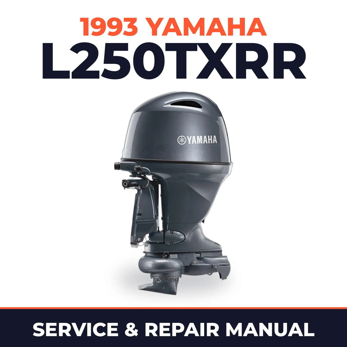 1993 Yamaha L250TXRR 2 stroke Service and Repair Manual