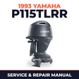 1993 Yamaha P115TLRR 2 stroke Service and Repair Manual