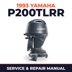 1993 Yamaha P200TLRR 2 stroke Service and Repair Manual