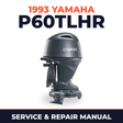 1993 Yamaha P60TLHR 2 stroke Service and Repair Manual
